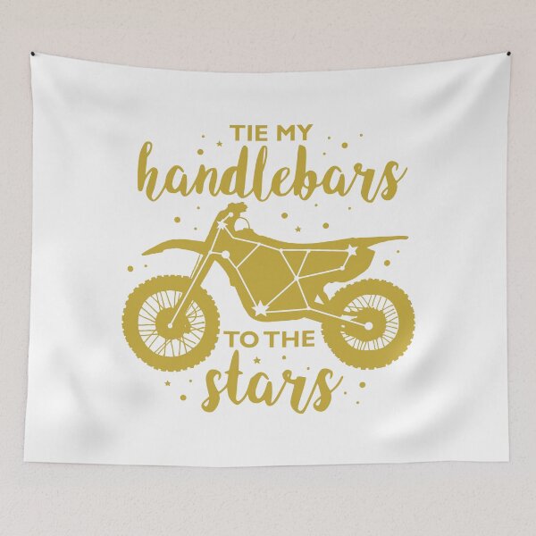 Item preview, Tie my handlebars to the stars dirt bike art designed and sold by inKseparable.