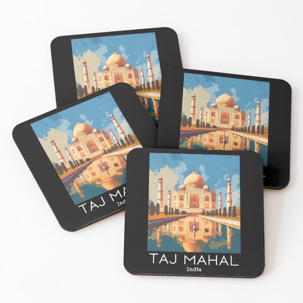 Item preview, A Vintage Travel Poster of Taj Mahal - Agra - India  designed and sold by GoodOldVintage.