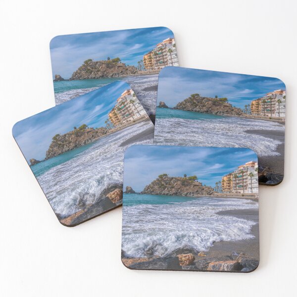 Item preview, Almunecar Spain View to Penones de San Cristobal from La Herradura Beach designed and sold by acceleratorhams.