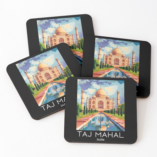 Item preview, A Vintage Travel Poster of Taj Mahal - Agra - India  designed and sold by GoodOldVintage.