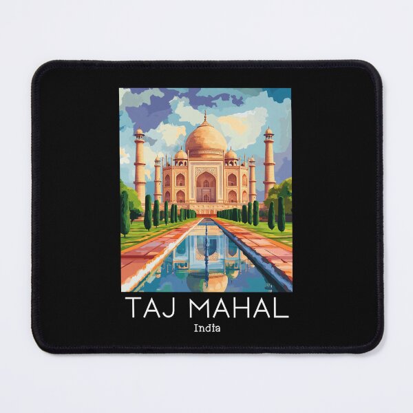 Item preview, A Vintage Travel Poster of Taj Mahal - Agra - India  designed and sold by GoodOldVintage.