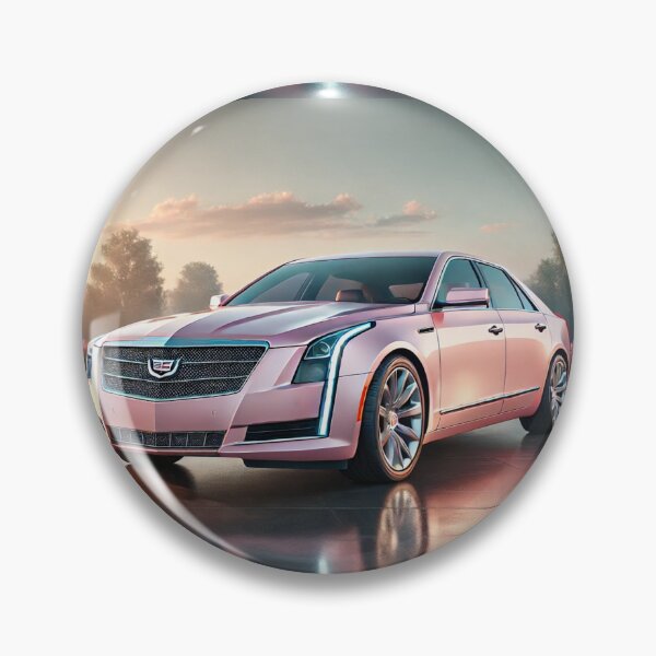 Item preview, Blush Elegance: NEW Pink Luxury Sedan at Sunset designed and sold by Meta2Physical.