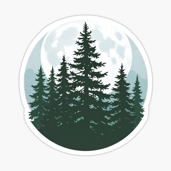 Item preview, Trees Wildlife Nature Forest Silhouette designed and sold by VinsendDraconi.