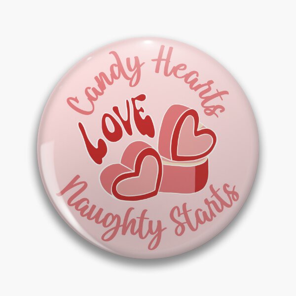 Item preview, Candy hearts, Naughty starts designed and sold by poppybludesign.