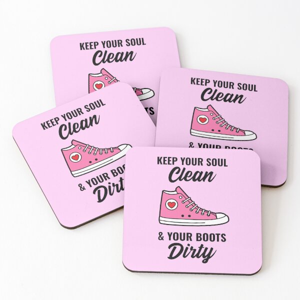 Item preview, Keep Your Soul Clean and Your Boots Dirty designed and sold by 87-Aesthetics.