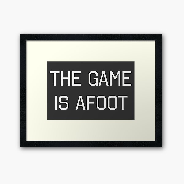 Item preview, The Game is Afoot designed and sold by Bowcat.