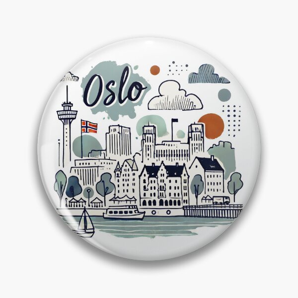 Item preview, Oslo Norway designed and sold by WanderlustCoCo.