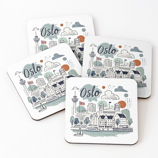 Item preview, Oslo Norway designed and sold by WanderlustCoCo.