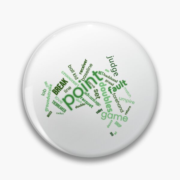 Item preview, Tennis wordcloud in Australia designed and sold by MillyChantilly.