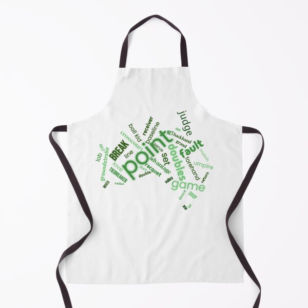 Item preview, Tennis wordcloud in Australia designed and sold by MillyChantilly.