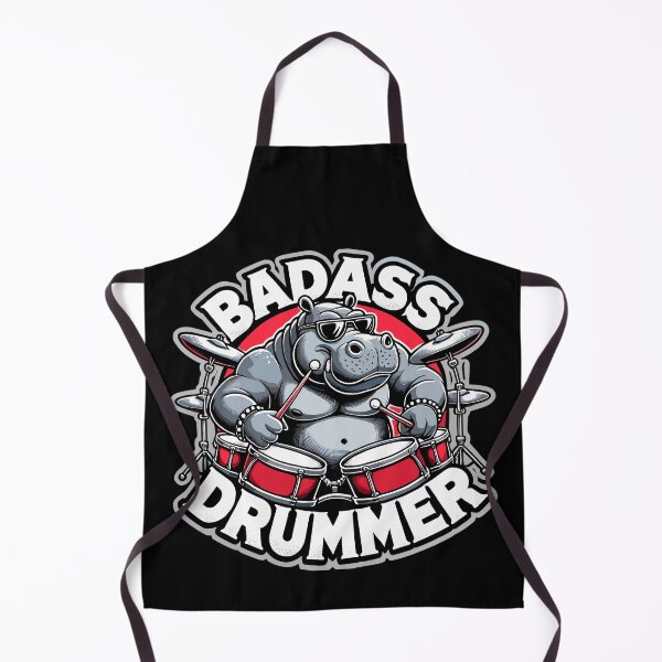 Item preview, Tough Drummer Hippo Cool Gift designed and sold by Pineapple-Tree.