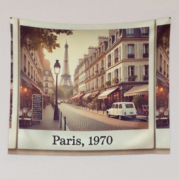 Item preview, Paris in 1970: A Nostalgic Stroll Through Time designed and sold by Meta2Physical.