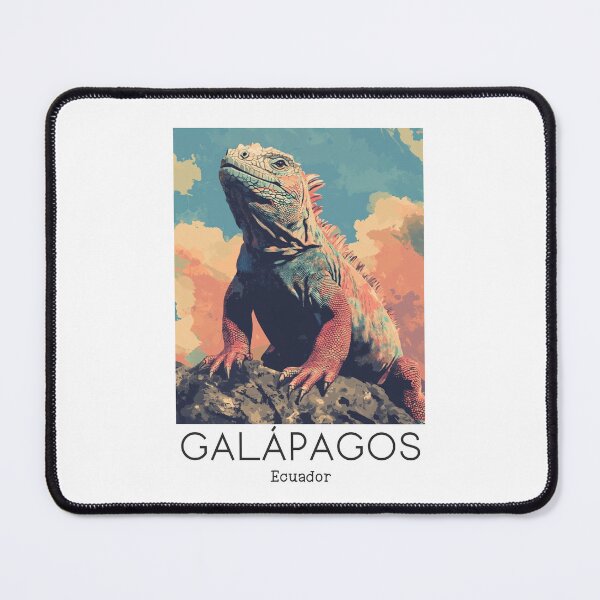 Item preview, A Vintage Travel Poster of Galápagos Islands - Ecuador designed and sold by GoodOldVintage.