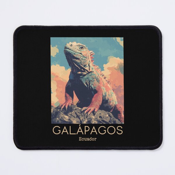 Item preview, A Vintage Travel Poster of Galápagos Islands - Ecuador designed and sold by GoodOldVintage.