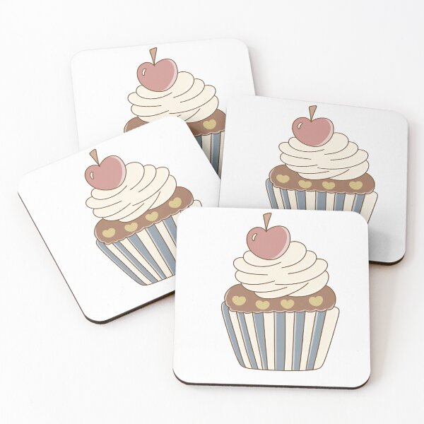 Item preview, Cute Cup Cake, coloured, cartoon  designed and sold by Gii3on.