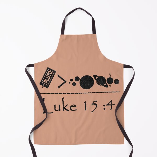 Item preview, Luke 15 4 parable of the lost sheep - 1 lost sheep is important over 99 sheep - solar system / pluto funny christian minimal black version - The Lost Planet Found  designed and sold by ZechJohnRB.
