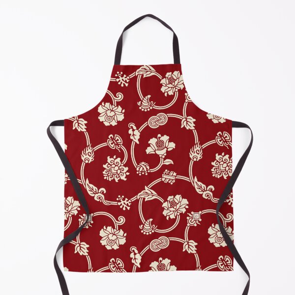 Item preview, Flower, Leaf, Branch, and Ancient Coin Red Pattern designed and sold by xiao xuans.