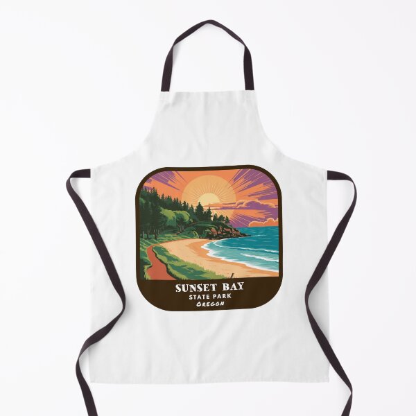 Item preview, Vintage Sunset Bay State Park (Oregon State Park) designed and sold by RabbitK.