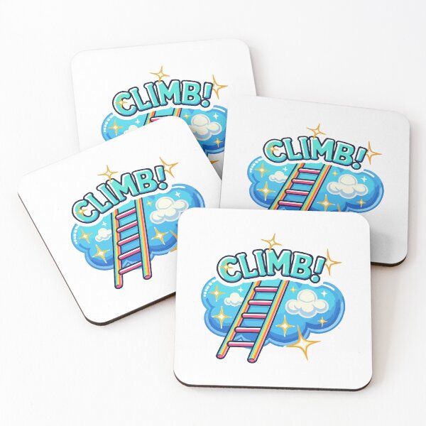 Item preview, Climb the Ladder Cartoon Art designed and sold by Akioos.