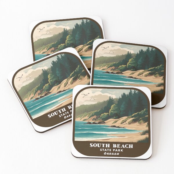 Item preview, Vintage South Beach State Park (Oregon State Park) designed and sold by RabbitK.