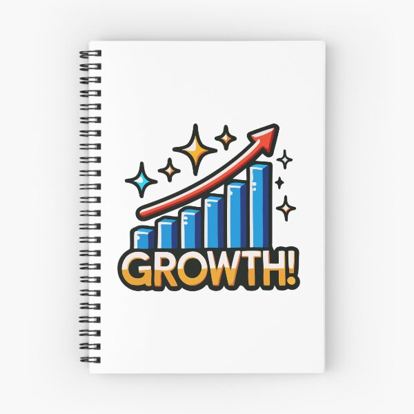 Item preview, Growth Motivational Bar Graph Art designed and sold by Akioos.