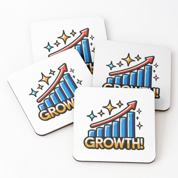 Item preview, Growth Motivational Bar Graph Art designed and sold by Akioos.