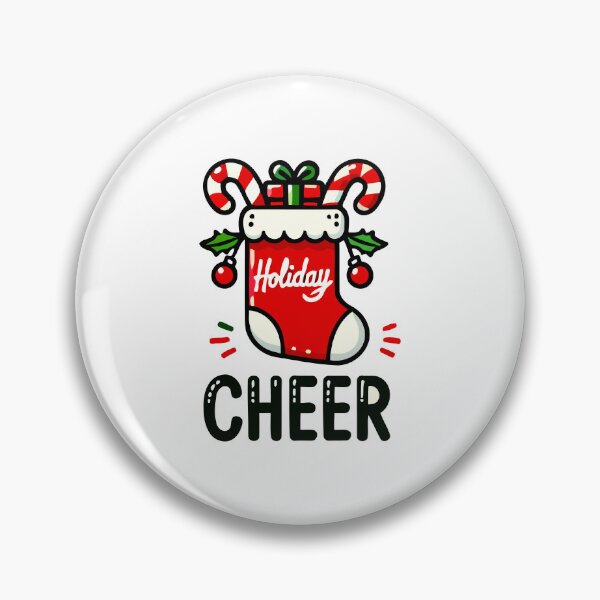 Item preview, Festive Holiday Cheer Stocking Art designed and sold by Akioos.