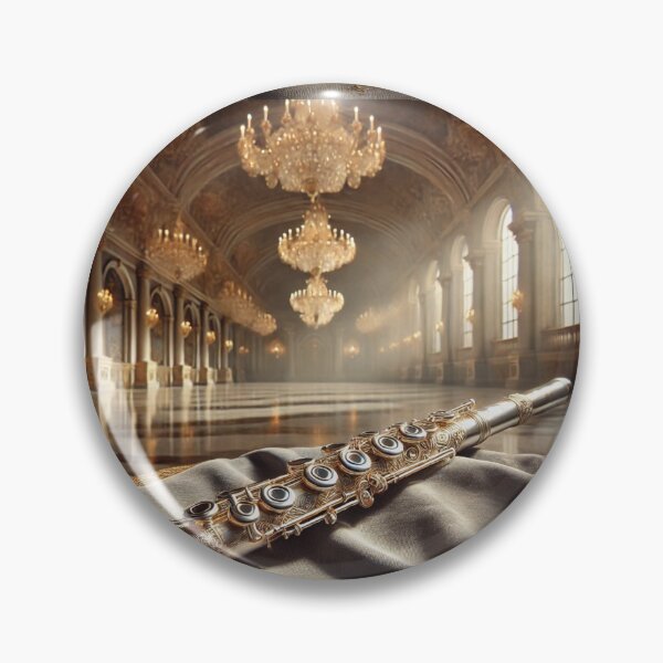 Item preview, Golden Clarinet: Elegance in a Majestic Ballroom designed and sold by Meta2Physical.