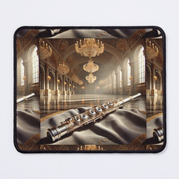 Item preview, Golden Clarinet: Elegance in a Majestic Ballroom designed and sold by Meta2Physical.