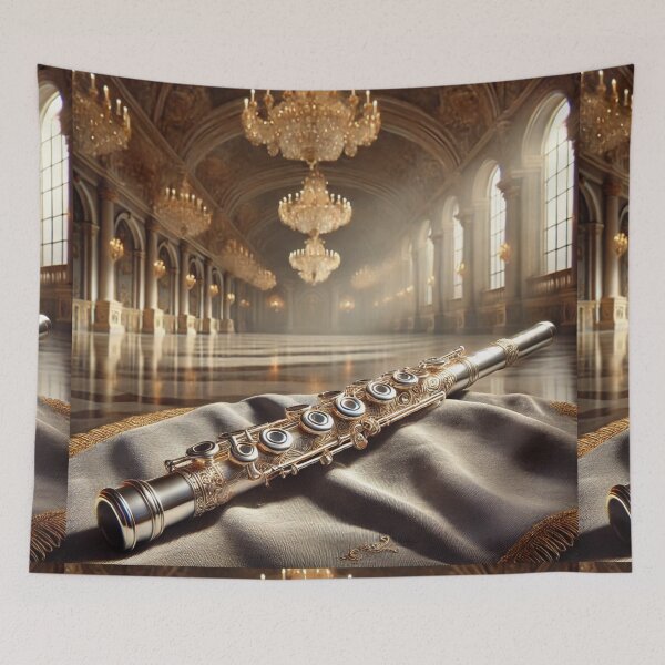 Item preview, Golden Clarinet: Elegance in a Majestic Ballroom designed and sold by Meta2Physical.