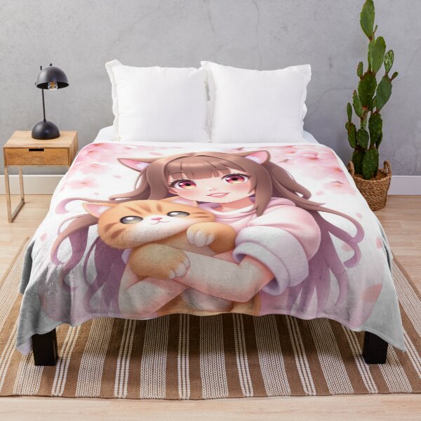 Item preview, Kawaii Cat-Ear Anime Girl designed and sold by duke818.