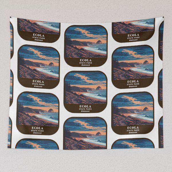 Item preview, Vintage Ecola State Park (Oregon State Park) designed and sold by RabbitK.