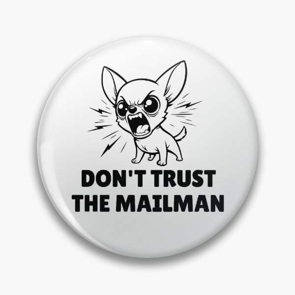 Item preview, Do Not Trust The Mailman; designed and sold by StickerApe.