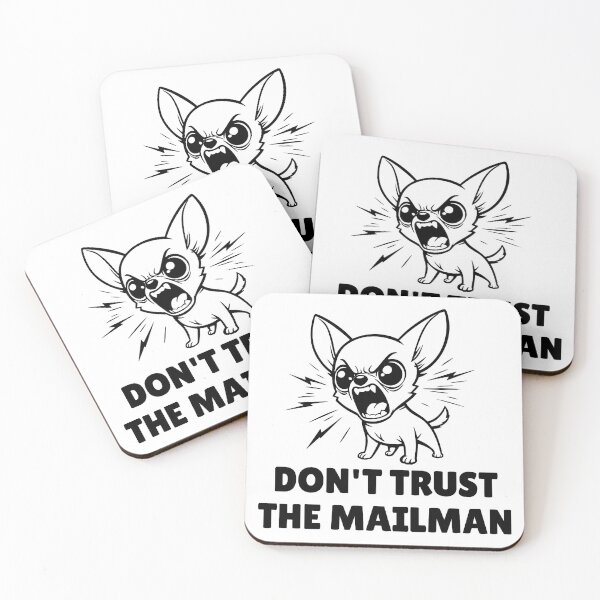 Item preview, Do Not Trust The Mailman; designed and sold by StickerApe.