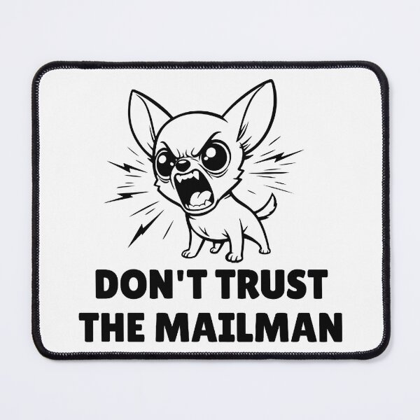Item preview, Do Not Trust The Mailman; designed and sold by StickerApe.