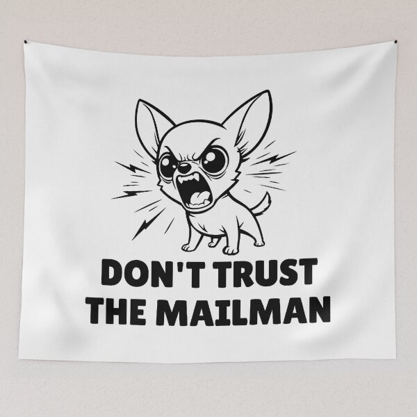 Item preview, Do Not Trust The Mailman; designed and sold by StickerApe.