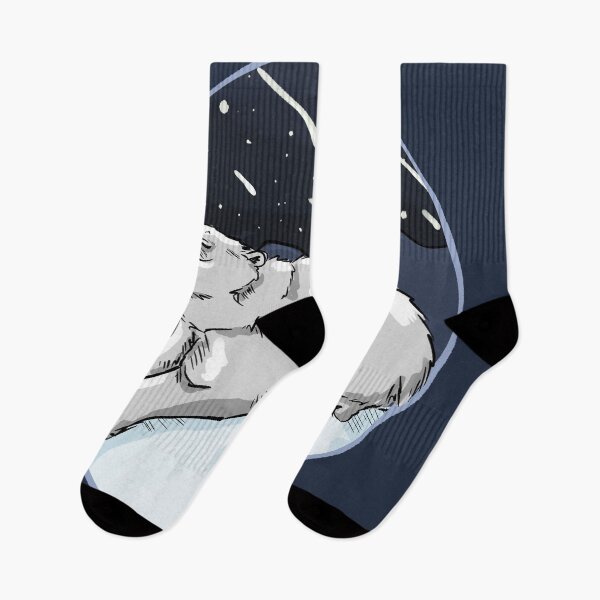 Item preview, Polar bear and shooting stars designed and sold by Antiope33.
