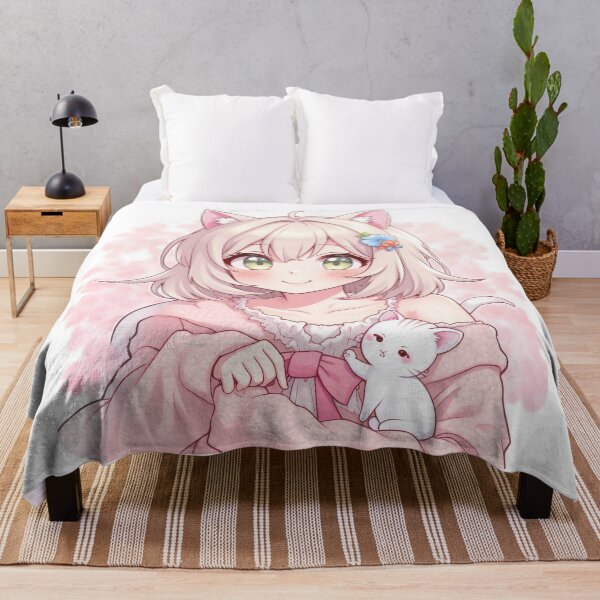 Item preview, Kawaii Cat-Ear Anime Girl designed and sold by duke818.