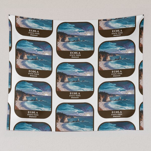 Item preview, Vintage Ecola State Park (Oregon State Park) designed and sold by RabbitK.