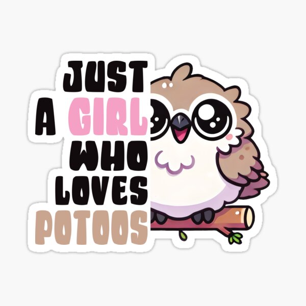 Item preview,  just a girl who loves potoos designed and sold by samah82.