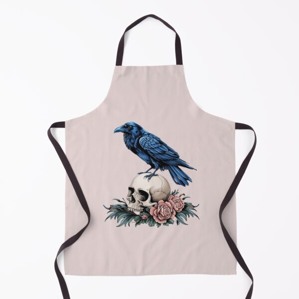 Item preview, Quoth the Raven with Skull in Midnight, Gifts, Raven Skull t-shirt designed and sold by Wildlife Wonders.