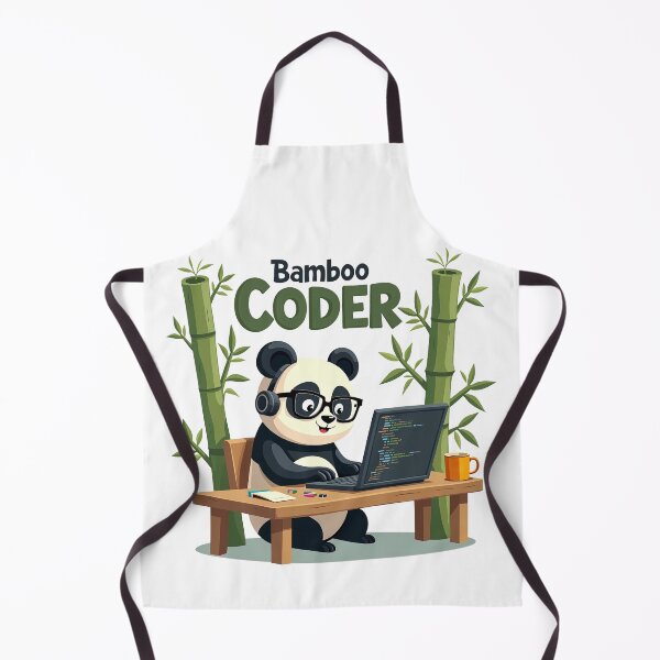 Item preview, Cute Bamboo Coder Panda designed and sold by Bulwshop.
