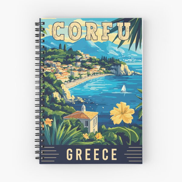Item preview, Explore Island Charm of Corfu in Greece - Travel Art designed and sold by turtlestart.