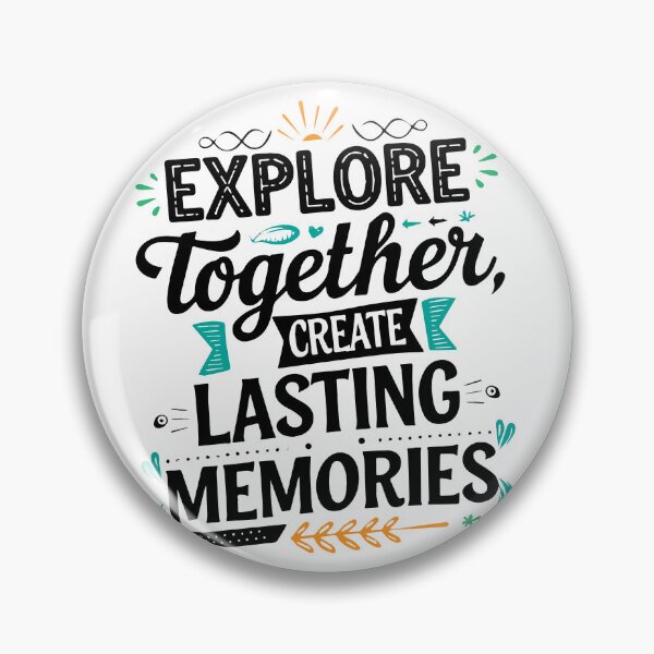Item preview, Explore Together adevnture travel quote text art designed and sold by feel-free-store.