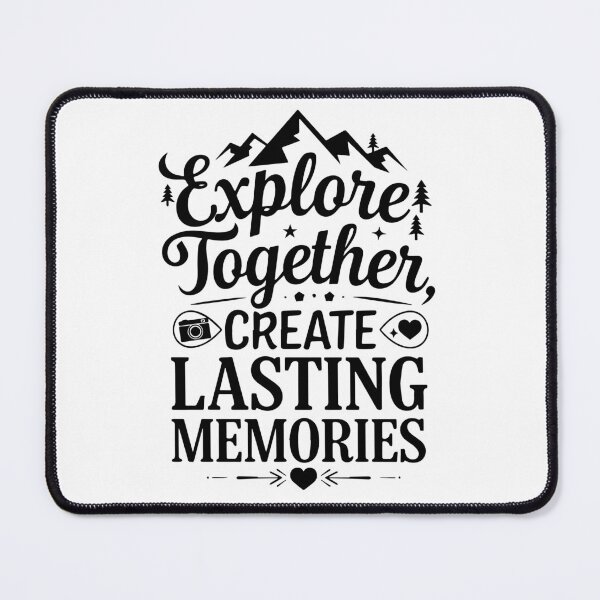 Item preview, Explore Together adevnture travel quote text art designed and sold by feel-free-store.