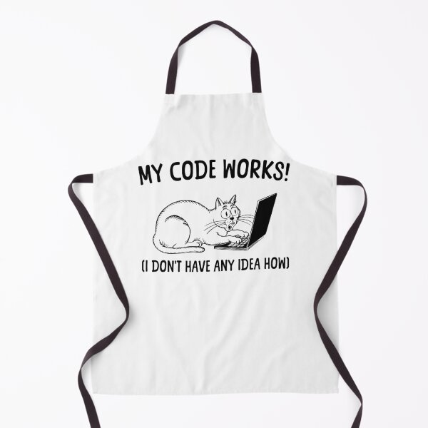 Item preview, My code works (I have no idea why) I Love Programming Cat designed and sold by Extra Rice Tees.