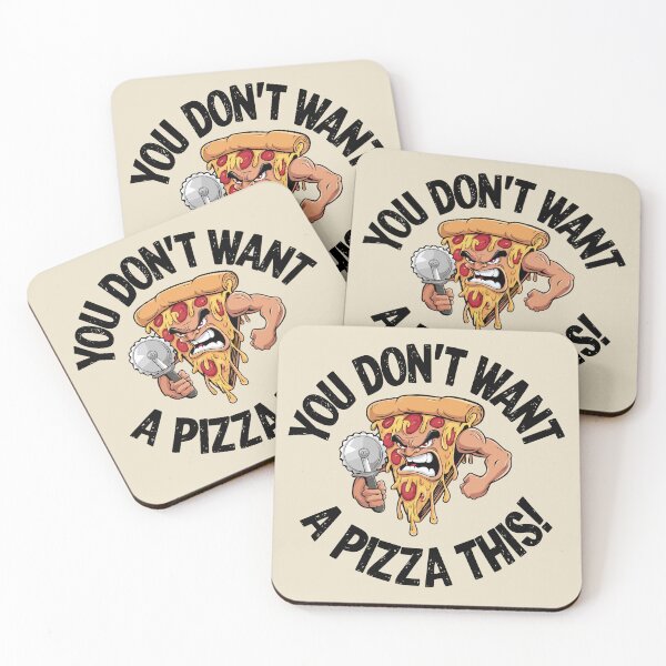 Item preview, Fierce Pizza Warrior – You Don't Want a Pizza This! designed and sold by JPees.