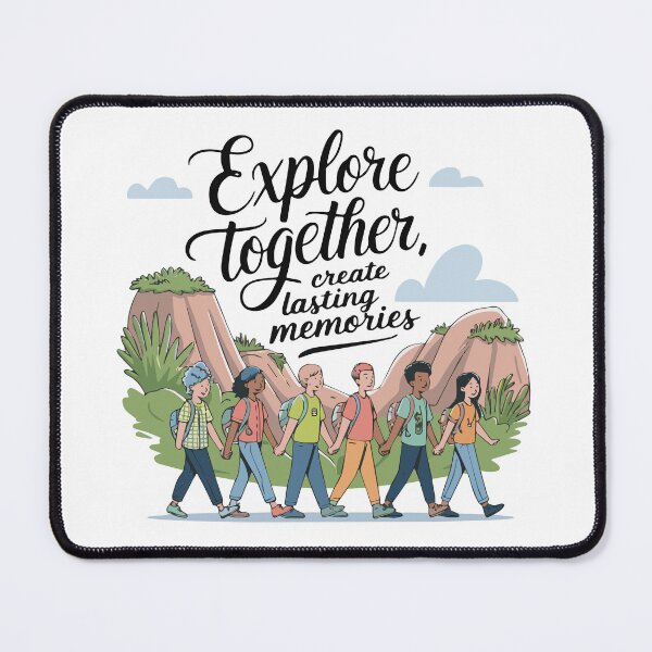 Item preview, Explore Together adevnture travel quote text art designed and sold by feel-free-store.