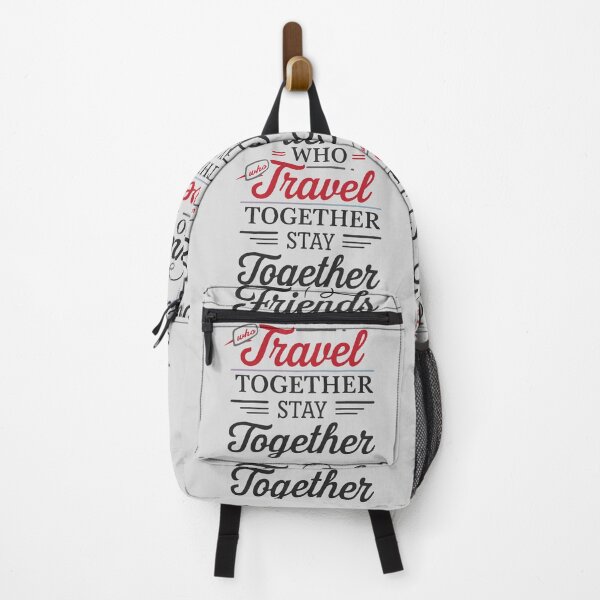 Item preview, Friends Together adevnture travel quote text art designed and sold by feel-free-store.