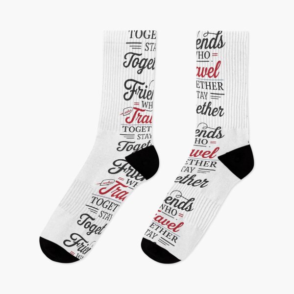 Item preview, Friends Together adevnture travel quote text art designed and sold by feel-free-store.
